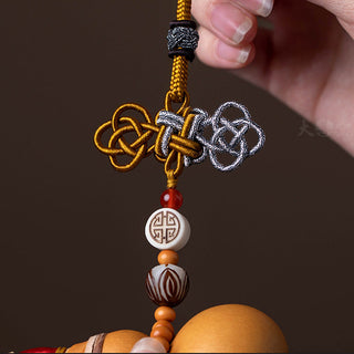 Buddha Gift Feng Shui Coins Gourd Chinese Knot Lucky Coins Five Emperor Money Wealth Tassels Decoration
