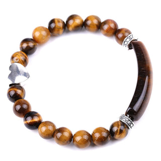 Buddha Gift Natural Crystal Beads Unisex Heart Bracelet