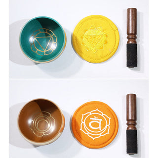 Buddha Gift Tibetan Sound Bowl Handcrafted for Chakra Healing and Mindfulness Meditation Singing Bowl Set