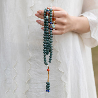Buddha Gift 108 Beads Bodhi Seed Blessing Meditation Bracelet Mala