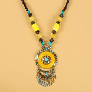 Buddha Gift Tibetan Retro Beads Tassel Hair Decoration Hair Accessories