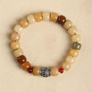Buddha Gift Natural Bodhi Seed The Lord of the Corpse Forest Om Mani Padme Hum Wisdom Bracelet