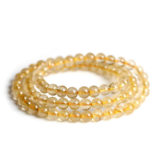 Buddha Gift Natural Citrine Prosperity Protection Bracelet