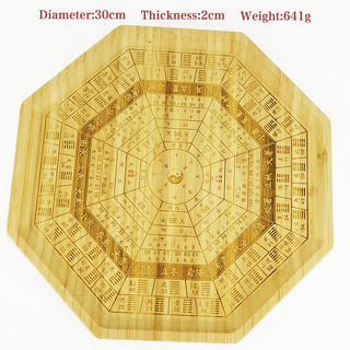 Buddha Gift Feng Shui Bamboo Bagua Map Harmony Energy Map