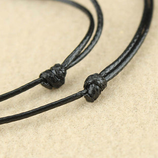 Buddha Gift Red Agate Bead Confidence Leather Rope Necklace Pendant