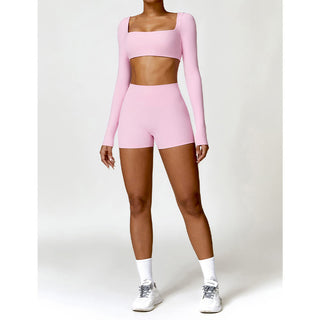 Buddha Gift Gym Sports Yoga Backless Bra Crop Tank Top Shorts