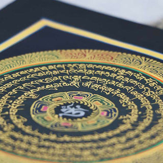 Buddha Gift Tibetan Handmade Thangka Painting Spiritual Blessing Blind Box Random Color Pattern