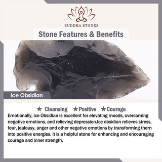 Buddha Gift 12 Constellations of the Zodiac Ice Obsidian Blessing Round Pendant Necklace