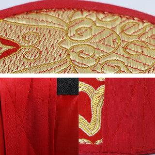 Buddha Gift Tibetan Singing Bowl Storage Bag with Zipper Closure Decoration