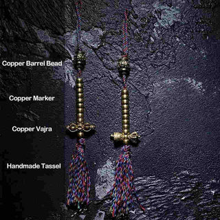 Buddha Gift Tibet 108 Mala Beads Purple Bodhi Seed Bagua Vajra Auspiciousness Bracelet