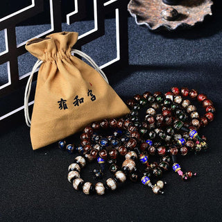 Buddha Gift Tibetan Dragon Vein Agate Healing Bracelet