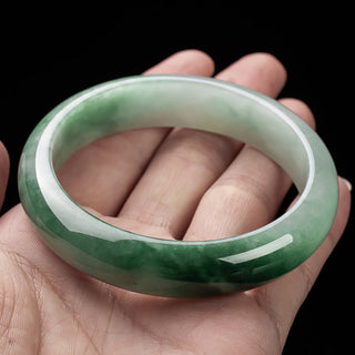 Buddha Gift Natural Jade Fortune Blessing Bangle Bracelet