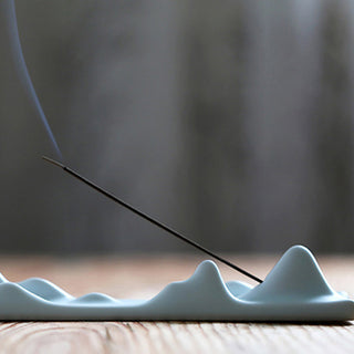 Buddha Gift Mountain Cloud Meditation Balance Incense Holder