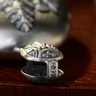 Buddha Gift 999 Sterling Silver Chinese Zodiac Natal Buddha Heart Sutra Engraved Protection Necklace Pendant