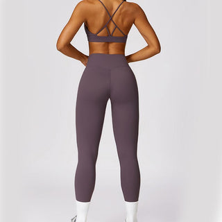 Buddha Gift Women Short Sleeve T-Shirt Top High Waist Leggings Pants For Sports Yoga