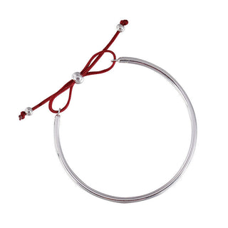 Buddha Gift  925 Sterling Silver Red String Healing Knot Bracelet