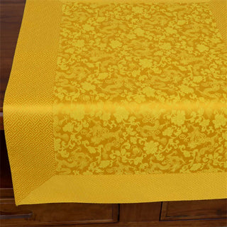Buddha GiftPrayer Altar Flower Dragon Pattern Tibetan Auspicious Symbols Jacquard Mat