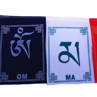 Tibetan Blessing Windhorse Om Mani Padme Hum Outdoor Car Prayer Flag Decoration