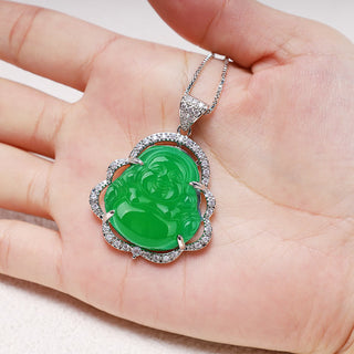 Buddha Gift Good Luck Laughing Buddha Necklace（测试）
