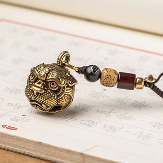 Buddha Gift PiXiu Wealth Copper Key Chain