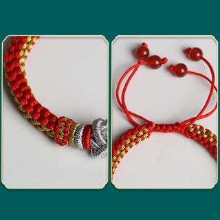 Buddha Gift Colorful Rope True Love Knot Luck Handmade Bracelet