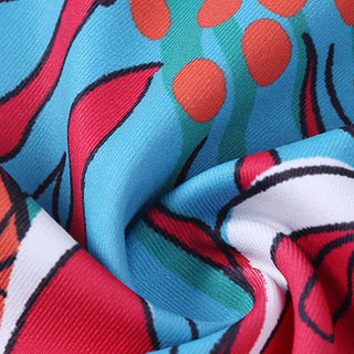 Buddha Gift Colorful Flower Petal Leaves Print Sports Exercise Fitness High Waist Leggings Women's Yoga Pants