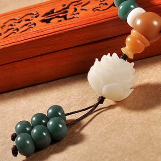 Buddha Gift Lotus Cyan Bodhi Seed Success Bracelet
