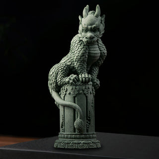 Buddha Gift Feng Shui Standing Sitting Dragon Success Luck Home Decoration