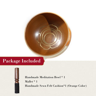 Buddha Gift Tibetan Sound Bowl Handcrafted for Chakra Healing and Mindfulness Meditation Singing Bowl Set