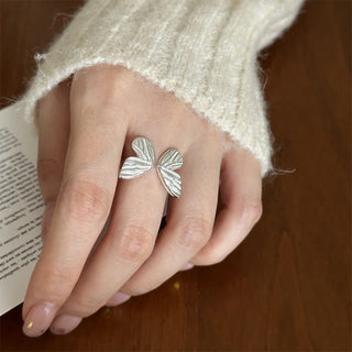 Buddha Gift 925 Sterling Silver Butterfly Love Freedom Ring