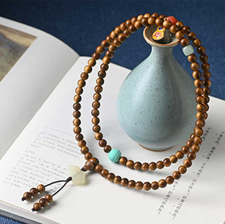 Buddha Gift Tibetan Rosewood Protection Calm Bracelet Mala