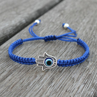 Buddha Gift Handmade Hamsa Symbol Protection Luck String Bracelet