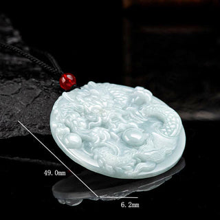 ❗❗❗A Flash Sale- Buddha Gift Chinese Zodiac Dragon Jade Success Amulet String Necklace