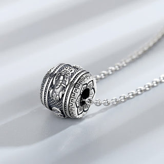 Buddha Gift PiXiu Luck Wealth Rotatable Necklace Pendant