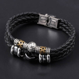Buddha Gift 12 Constellations of the Zodiac Hematite Protection Bracelet