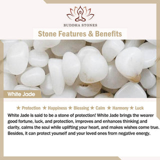 Buddha Gift White Jade Elephant Butterfly Lotus Success Necklace Chain Pendant