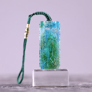 Buddha Gift Feng Shui Handmade Liuli Crystal Art Piece Home Office Decoration