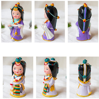 Buddha Gift Hand Painted Tibetan Figures Creative Home Office Car Decoration Ornament