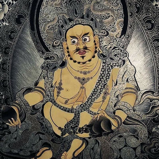 Buddha Gift 108 Mala Beads Natural Tiger Eye Copper Dorje Protection Tassel Bracelet