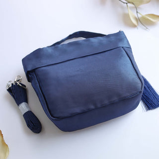 Buddha Gift Suzhou Embroidery Camellia Magnolia Peony Lotus Silk Tote Crossbody Bag Shoulder Bag Handbag