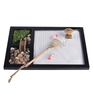 Buddha Gift Koi Fish Small Bridge Calm Peace Meditation Zen Garden Decoration