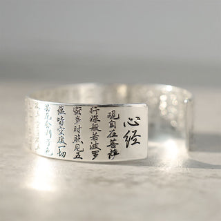 Buddha Gift Tibetan Lotus White Copper Luck Bracelet