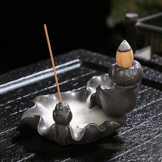 Buddha Gift Koi Fish Lucky Incense Burner Decoration