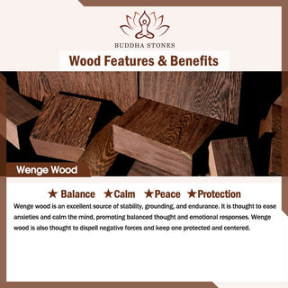 Buddha Gift Wenge Wood Green Aventurine Balance Protection Anklet