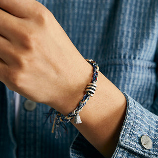 Buddha Gift 925 Sterling Silver Coins Scales Charm Handmade Blessing Bracelet