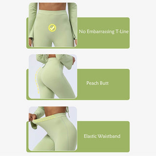 Buddha Gift Long Sleeve Backless Strap Top Bra Flare Pants Fitness Yoga Outfit