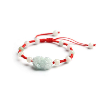 Buddha Gift Natural Jade PiXiu Luck Bracelet