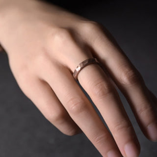 Buddha Gift Tibetan Simple Design Copper Wealth Ring