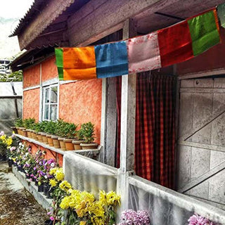 Buddha Gift Outdoor Long-lasting Windhorse 20 Pcs Prayer Flag