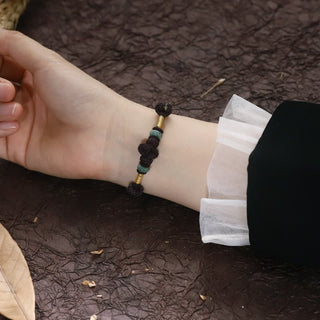 Buddha Gift Red String Jade Luck Fortune Knot Braided Couple Bracelet